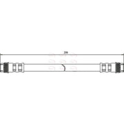 Apec Brake Hydraulic Hose Line Rear HOS3178