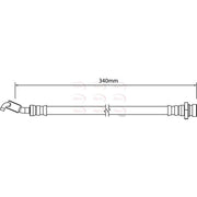 Apec Brake Hydraulic Hose Line Rear Left HOS4261