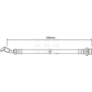 Apec Brake Hydraulic Hose Line Rear Left HOS4261