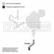 First Line Intercooler Turbo Charge Air Hose FTH1057