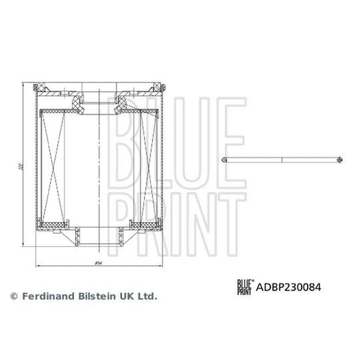 Blue Print Fuel Filter Element ADBP230084