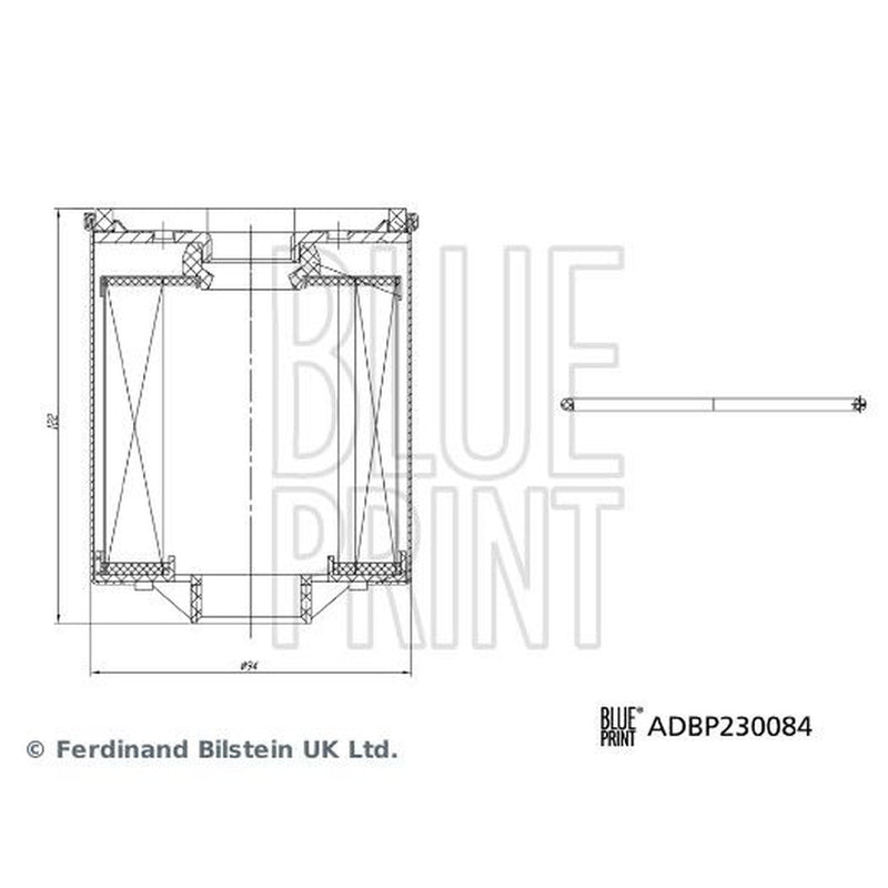 Blue Print Fuel Filter Element ADBP230084