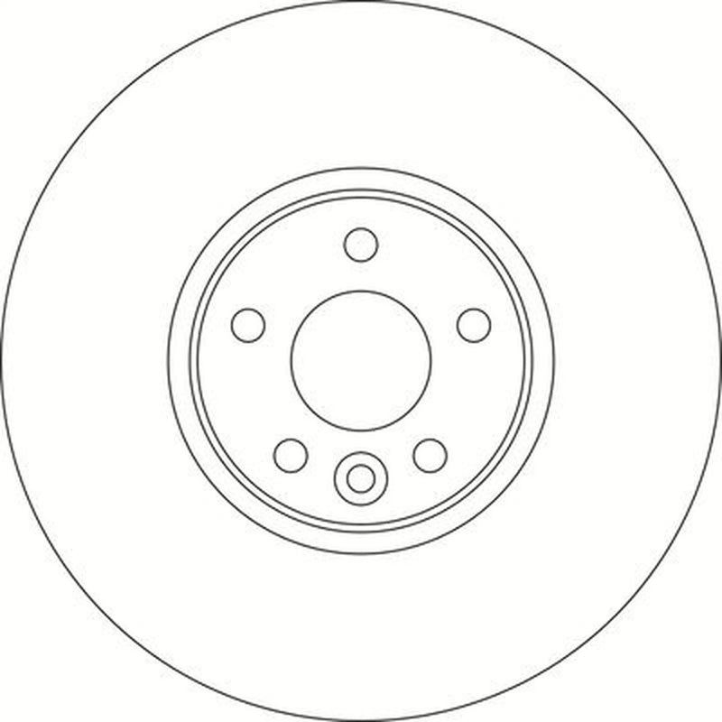 Abtex 2 x Vented Front Brake Discs BD1573V