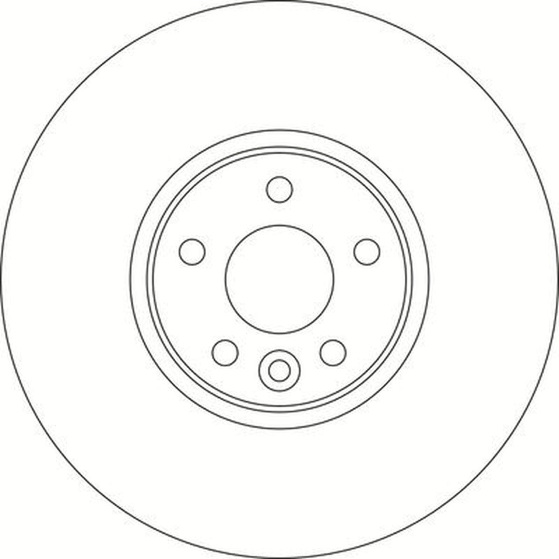 Abtex 2 x Vented Front Brake Discs BD1573V