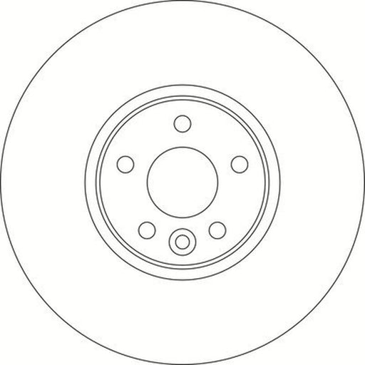 Abtex 2 x Vented Front Brake Discs BD1573V