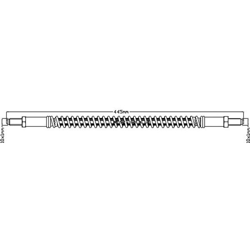 Juratek Brake Hydraulic Hose Line Front JBH1079