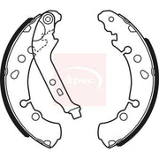 Apec Brake Shoe Set Axle Kit SHU753