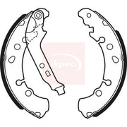 Apec Brake Shoe Set Axle Kit SHU753