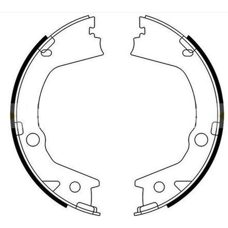 Mintex Parking Brake Shoe Set MFR755