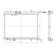 NRF Engine Radiator 58304A