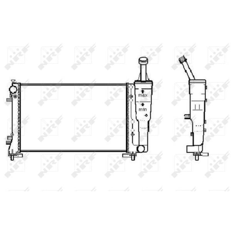 NRF Engine Radiator 53247A