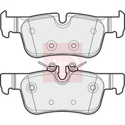 Apec Rear Brake Pad Set PAD2007
