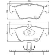 Mintex Front Brake Pad Set MDB1736