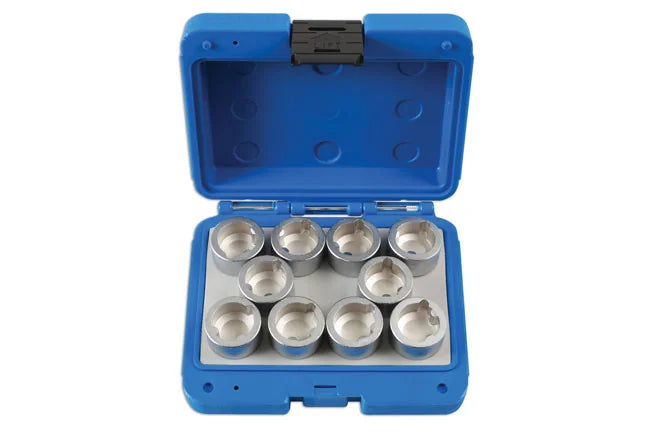 Laser Tools Locking Wheel Nut Key Set 10pc - for Land Rover - PL