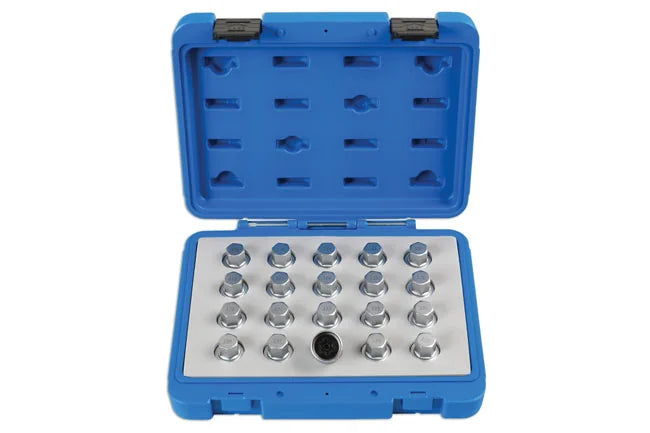 Laser Tools Locking Wheel Nut Key Set 20pc - for Vauxhall, Opel - PL