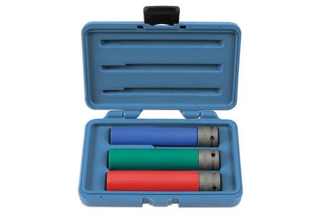 Laser Tools Alloy Wheel Nut Socket Set - Extra Long - PL