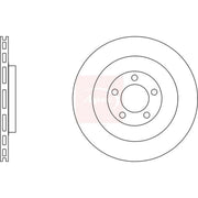 Apec 2 x Vented Rear Brake Discs DSK4136