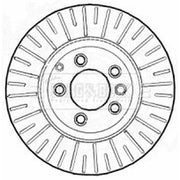 Borg & Beck 2 x Vented Rear Brake Discs BBD5926S