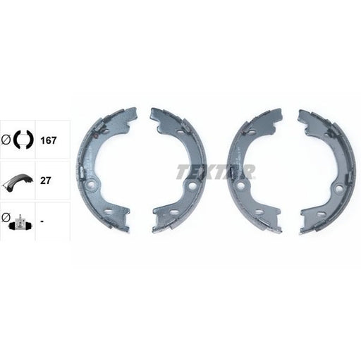 Textar Parking Brake Shoe Set 91068100