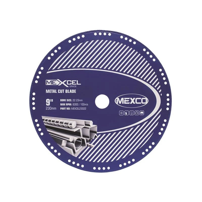 MEXCO XCEL Grade Metal Cut Diamond Blade 230 x 22mm - MEXCEL23022