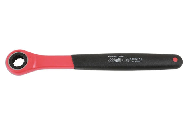 Laser Tools Insulated Ratchet Ring Spanner 10-14mm