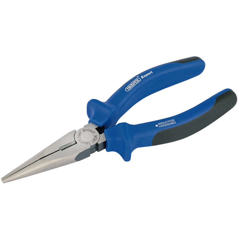 Draper Expert Long Nose Pliers, Heavy Duty Soft Grip