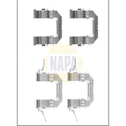 NAPA Brake Pad Accessory Fitting Kit Front NFK1069
