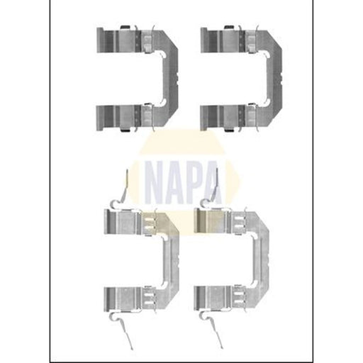 NAPA Brake Pad Accessory Fitting Kit Front NFK1069