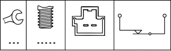 Hella 6DD 010 966-001 Stop Light Switch