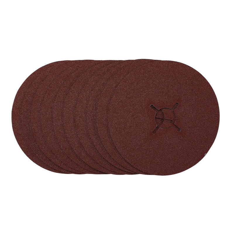 Draper Fibre Sanding Discs, 60 Grit, Pack of 10