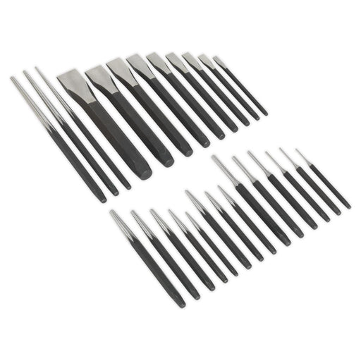 Sealey Punch & Chisel Set 26pc AK9298 Sealey  - Town Parts