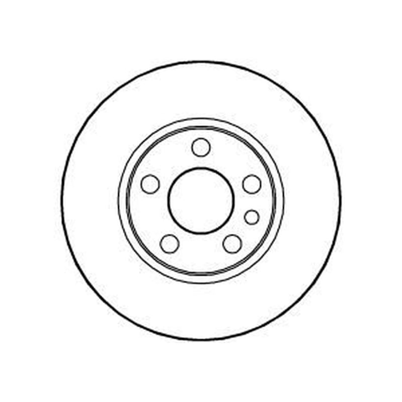 Abtex 2 x Vented Front Brake Discs BD626V