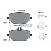 Textar Rear Brake Pad Set 2621501