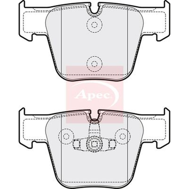 Apec Front Brake Pad Set PAD2122