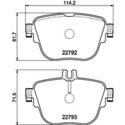 DON Rear Brake Pad Set PCP1604