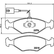 DON Front Brake Pad Set PCP1385