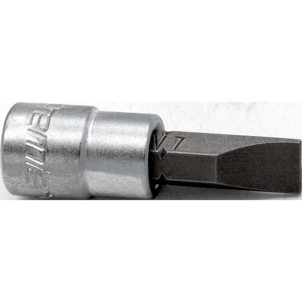 Sealey 1/4"Dr Slotted Socket Bit SL7 (Micro Satin Finish)