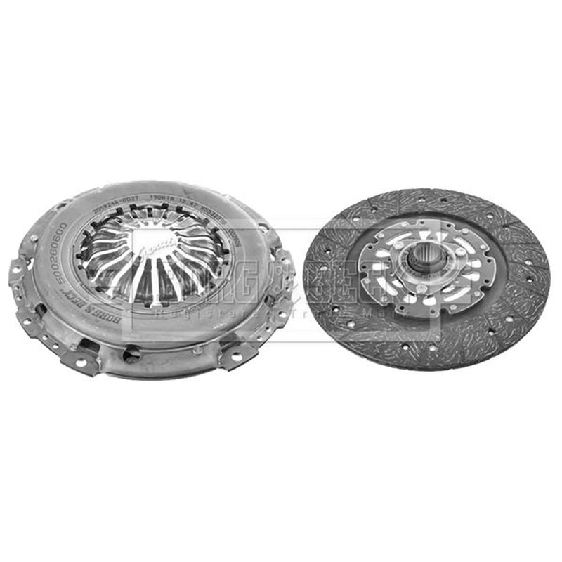 Borg & Beck Clutch Kit Set 3pc 260mm HK2572