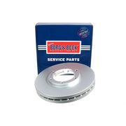 Borg & Beck 2 x Solid Brake Discs BBD6019S