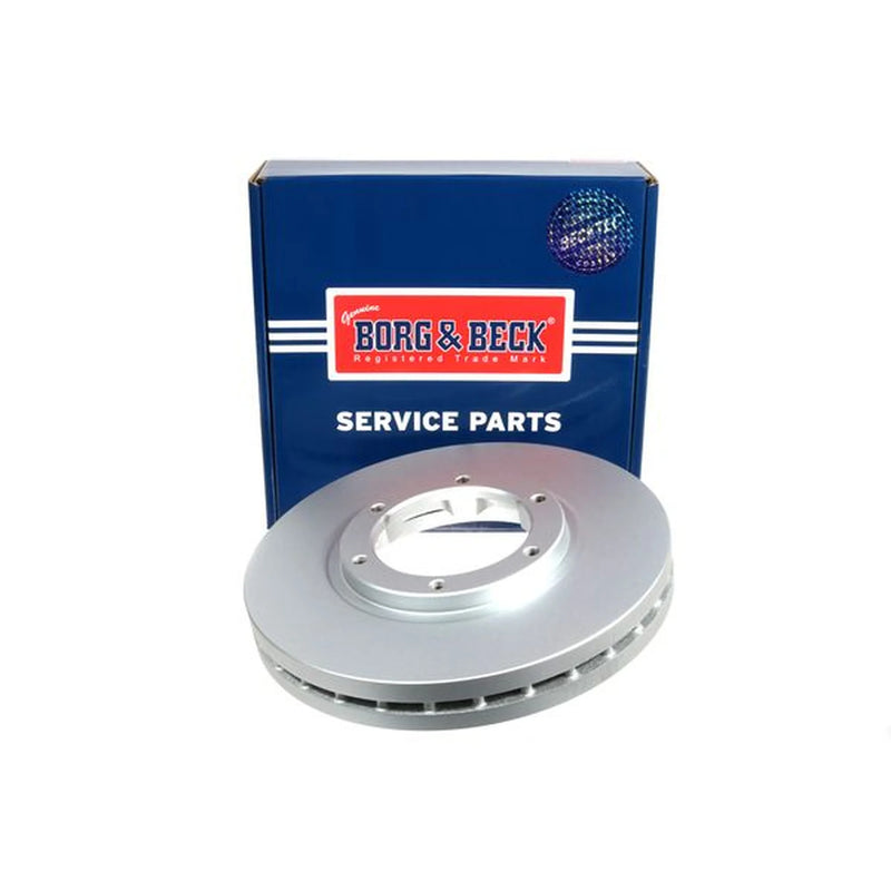 Borg & Beck 2 x Solid Brake Discs BBD6019S