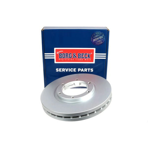 Borg & Beck 2 x Solid Brake Discs BBD6019S