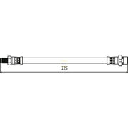 NAPA Brake Hydraulic Hose Line Rear NBH1399