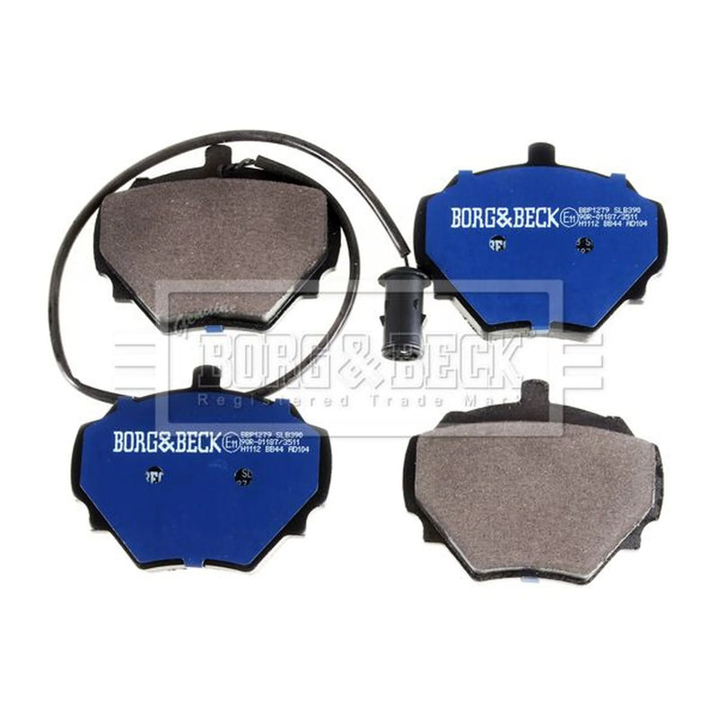 Borg & Beck 4 x Rear Brake Pad Set BBP1279