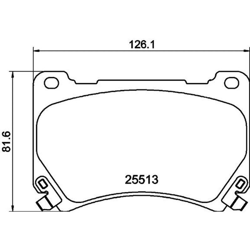 Mintex Front Brake Pad Set MDB3218