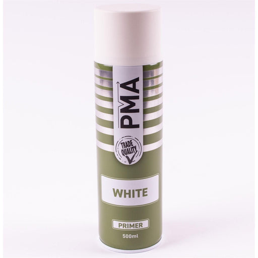 12X PMA Aerosol Spray Primer White 500ml High Coverage Plastic Primer PMA  - Town Parts