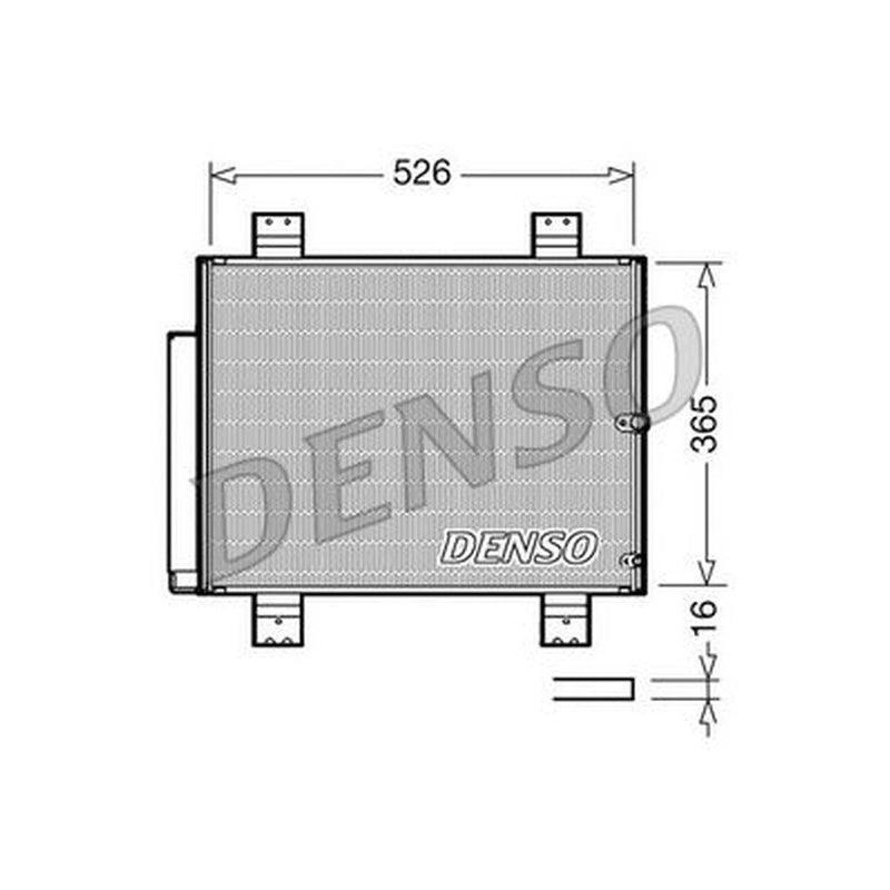 Denso Air Conditioning Condenser DCN35002