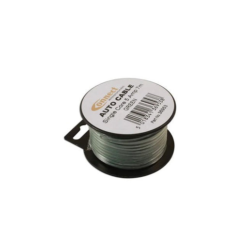 Connect Green Single Core Auto Cable 9/0.30 7m - CPL