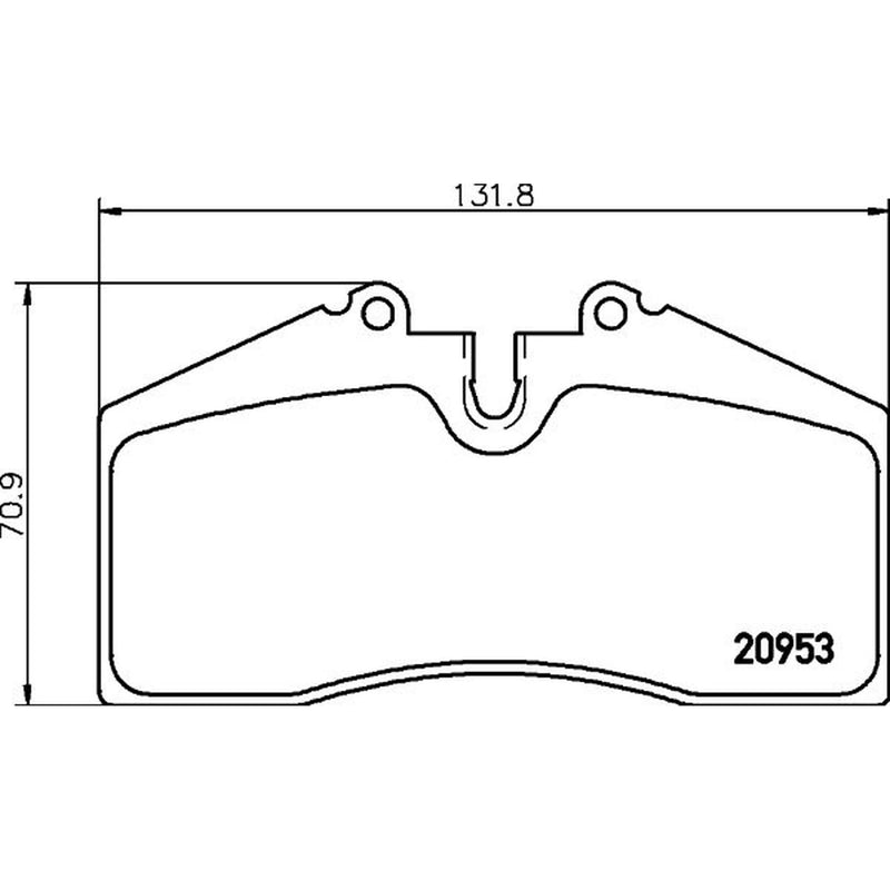 Mintex Front Brake Pad Set MDB1457