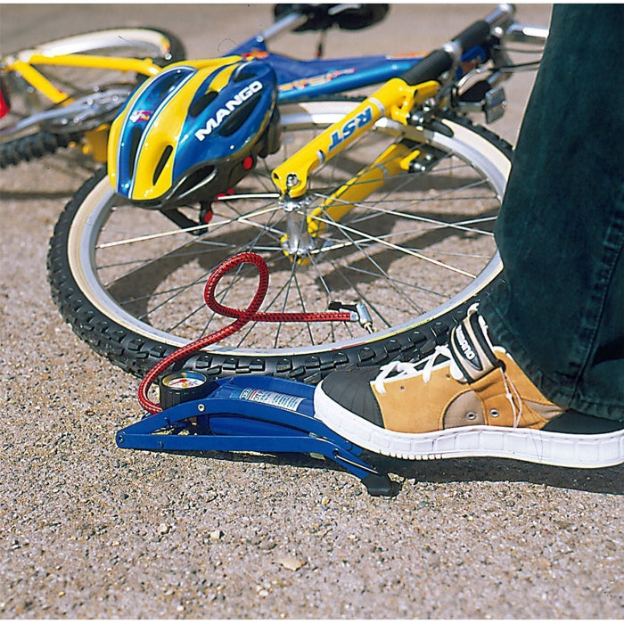 Draper Single Cylinder Foot Pump with Pressure Gauge 14172 Draper  - Town Parts