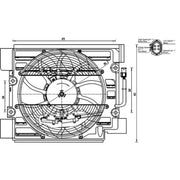 Mahle Air Con Condenser Fan ACF 23 000S